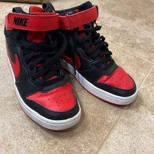 Nike Court Borough Mid shoes. Size 5.
